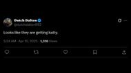 Fans react to Olivia Wilde's response (Image via x/Dutch Dalton)